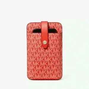 MICHAEL KORS - SALE!!! Michael Kors☆IPhone 7plus leathe Bags | Michael Kors Signature Adele Double Zip Iphone 7 Plus